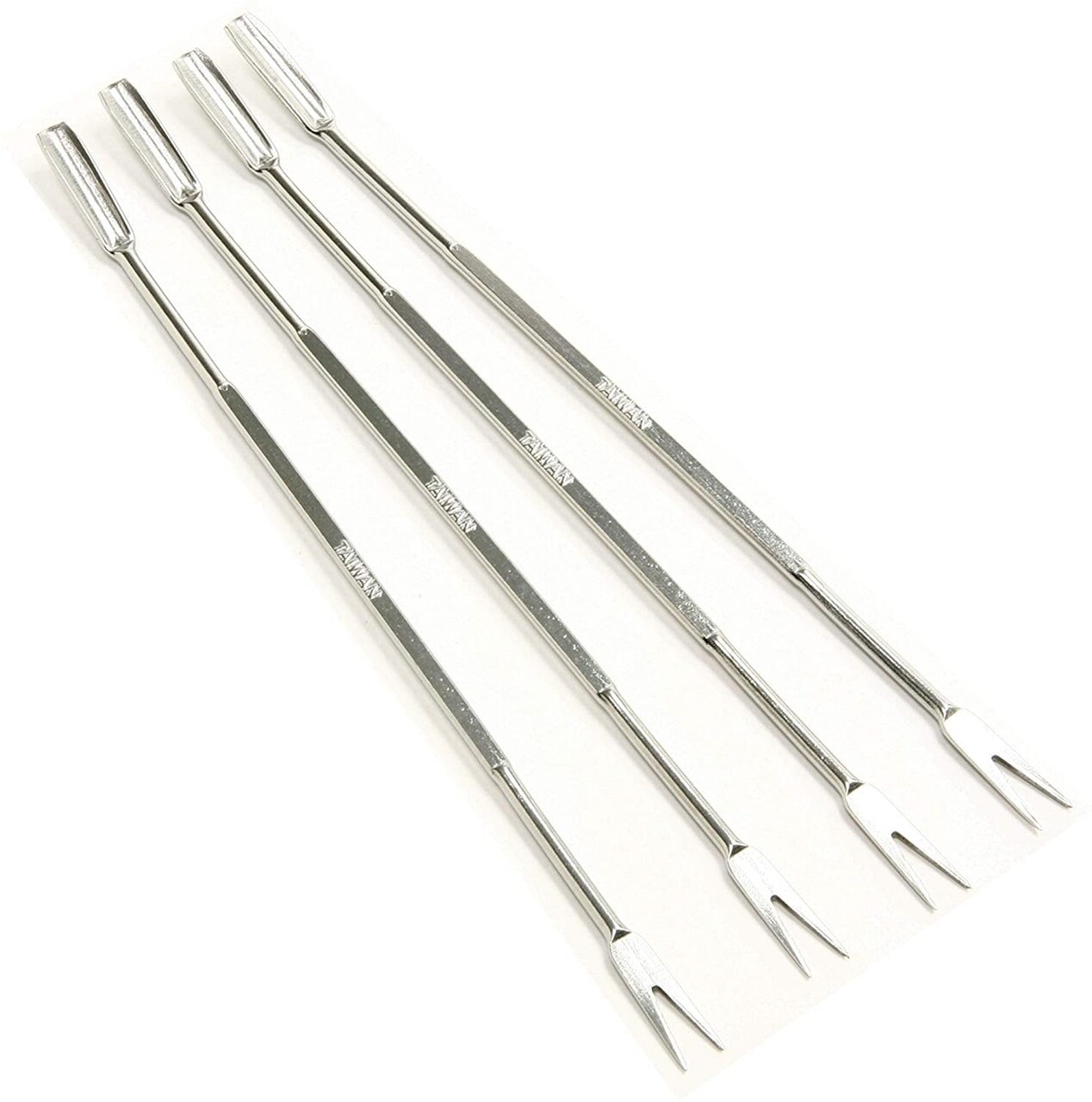 Norpro 4-piece Stainless Steel Seafood Forks Set - Crab Lobster Shellfish Scoop Picks